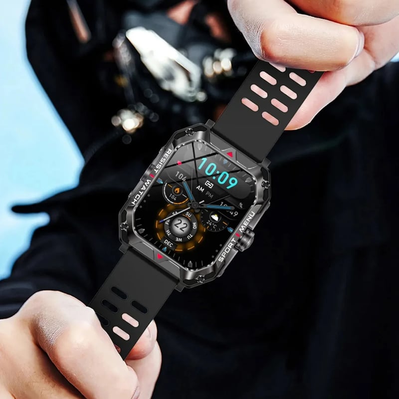 SMARTWATCH Deportivo Vidvie IP68 Negro
