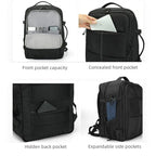 La Mochila Viral de Viaje y Negocios: Impermeable, y ¡Expandible de 26L a 39L!