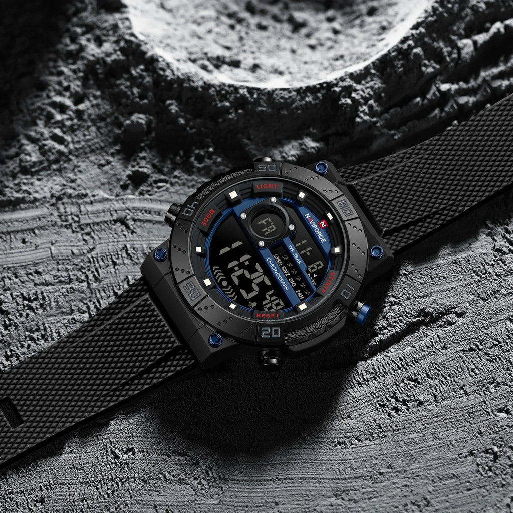 Reloj Naviforce NAVIFORCE NF9241T Reloj deportivo informal con pantalla luminosa, cronógrafo, reloj Digital resistente al agua