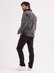 Chaqueta Estilo Aviadora Denim Chiporro