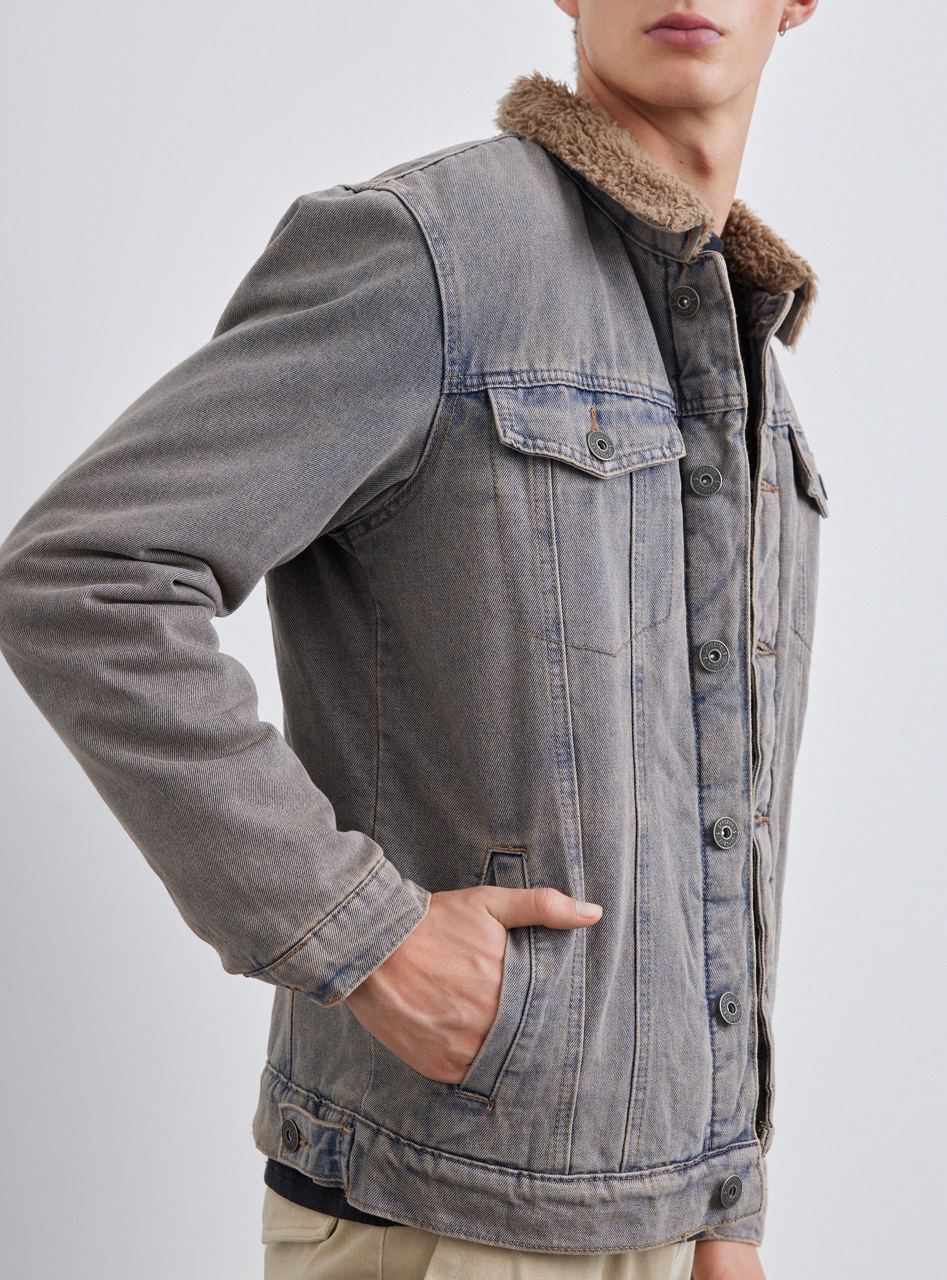 Chaqueta Chiporro Sobreteñida Grunge